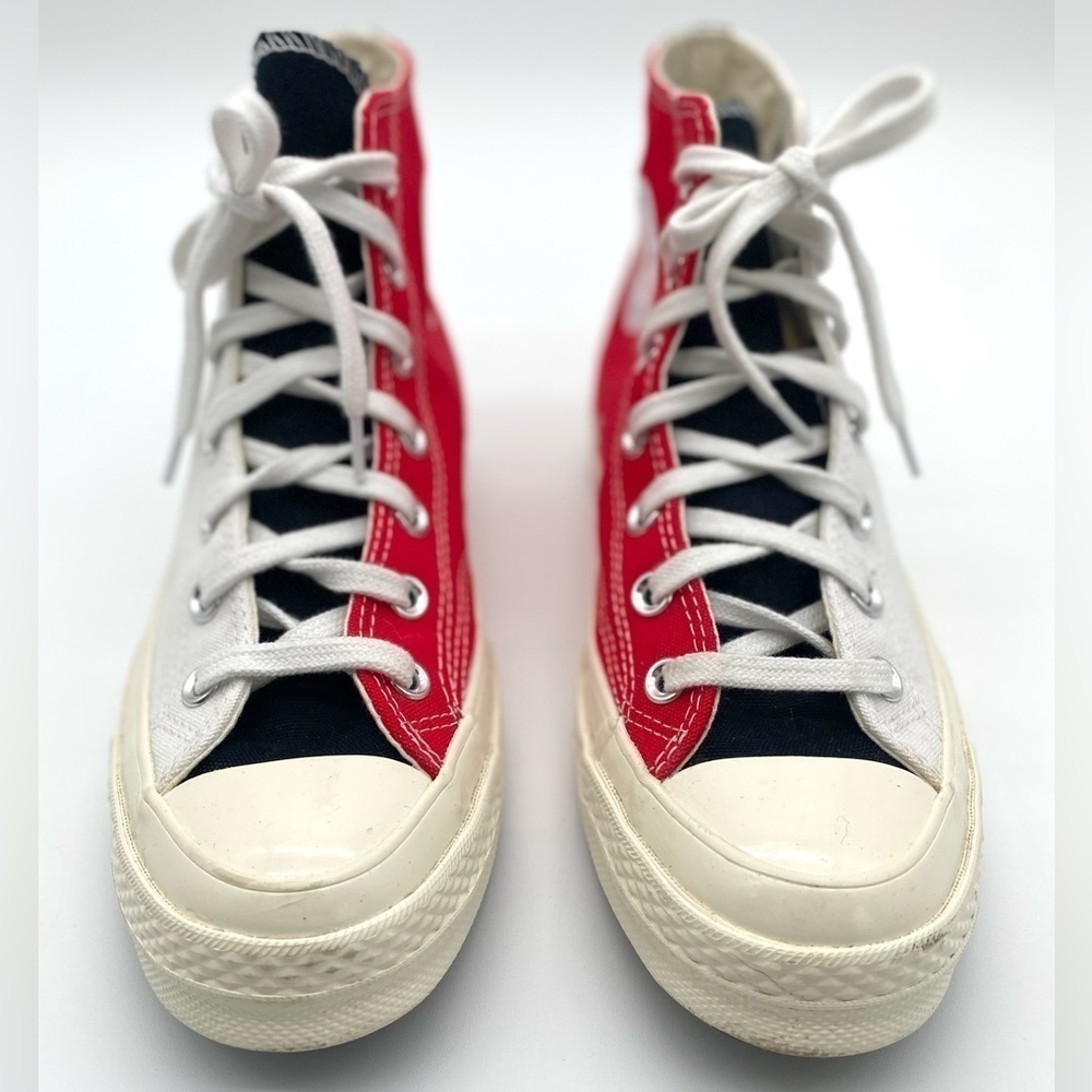 Converse Chuck Taylor All Star 70 Hi Top Logo Play Red/ White Sz 6 (Men) 8 (Wom) - Picture 4 of 9